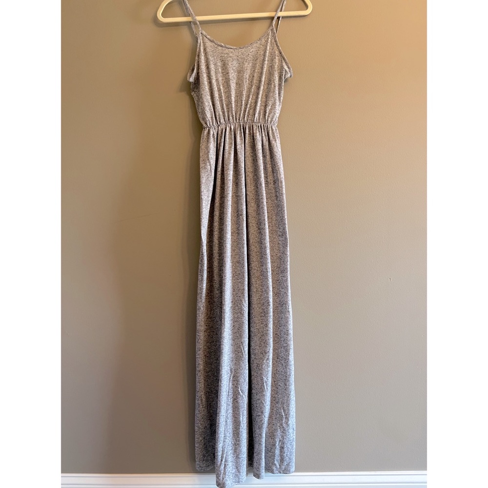 H&M light gray maxi dress